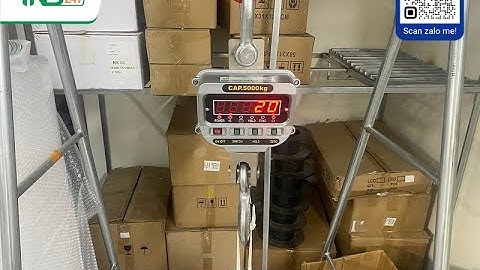 Hướng dẫn sử dụng cân móc treo điện tử OCS XZ 3 5 10 tấn chính hãng giá tốt nhất