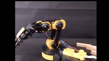 Curso de Microcontroladores - Brazo robot C-9895 de CEBEKIT