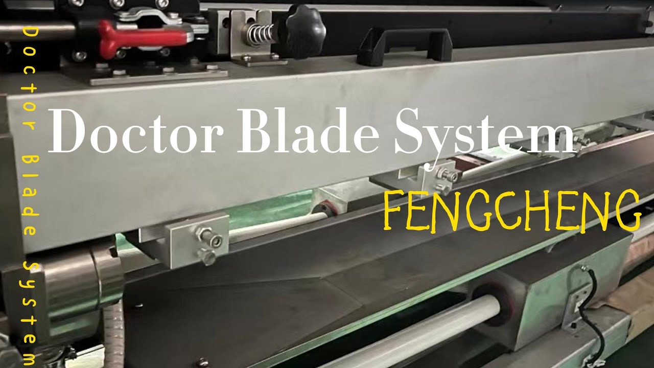 Doctor Blade System For Carton Printing Machine - YouTube