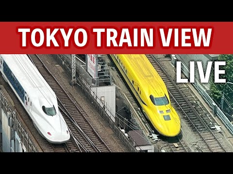 東京駅トレインビュー 新幹線(有楽町カーブ) のライブ映像