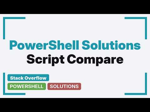 Powershell Script to Compare two folders data after DFS sync (2 Solutions!!)