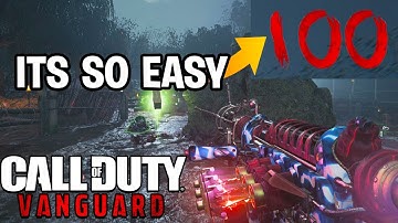 Worlds FIRST Vanguard Shi No Numa Zombies Round 100 Exfil + EASY HIGH ROUND 100 STRATEGY! (Record)
