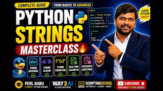 Master Python Strings in One Video | Complete Beginner to Advanced Guide | day12