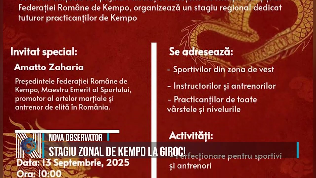 Stagiu zonal de Kempo la Giroc!