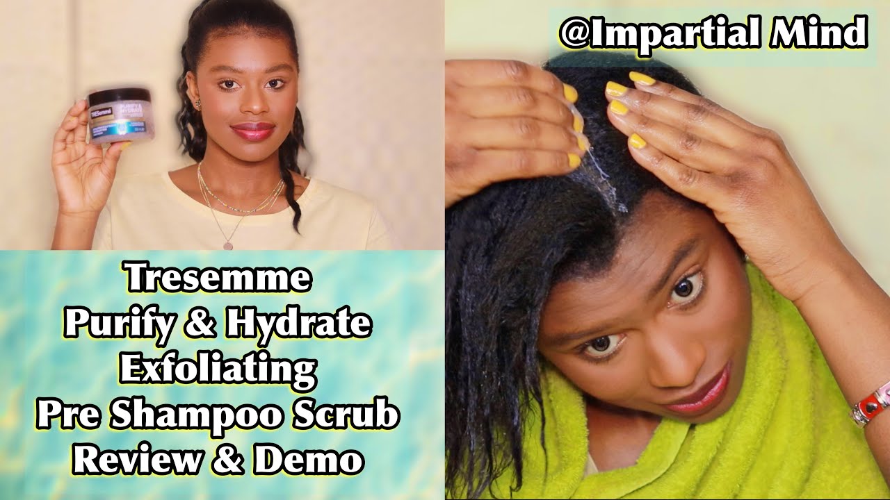 🌟NEW Tresemme Purify & Hydrate Exfoliating Scalp Scrub Review & Demo🌟