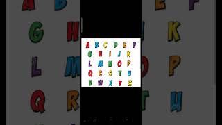 English alphabet letters حروف الهجاء الانجليزية كابيتال