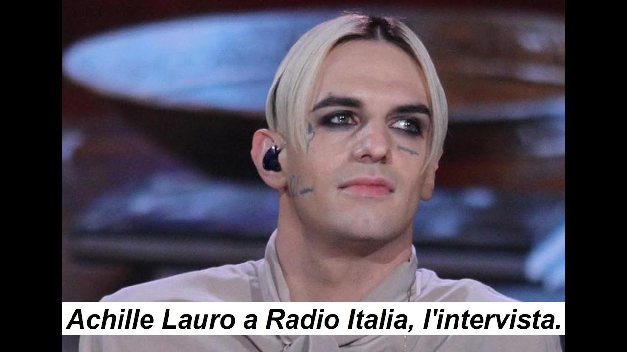 Achille Lauro a Radio Italia, l'intervista.