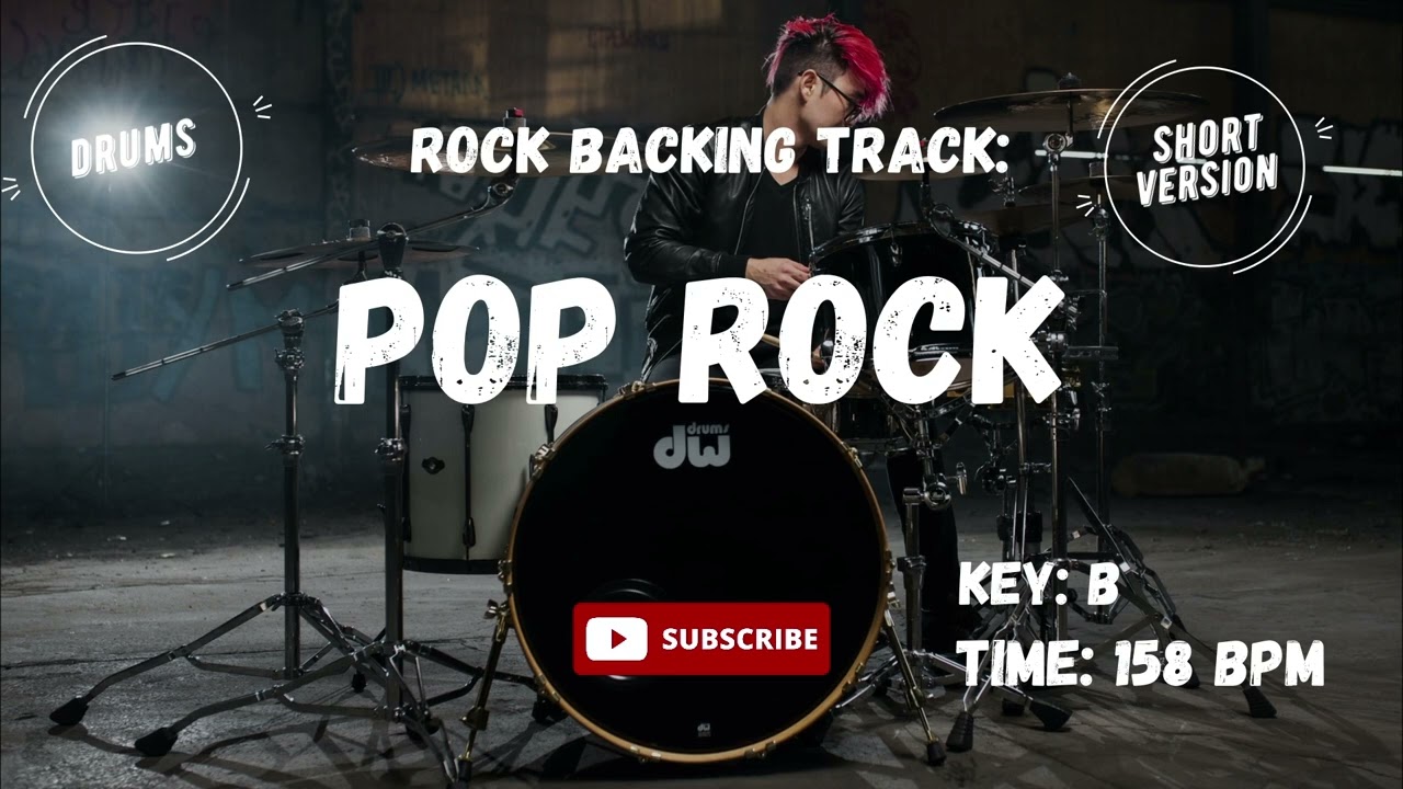 Pop Rock Drumless Backing Track Jam
