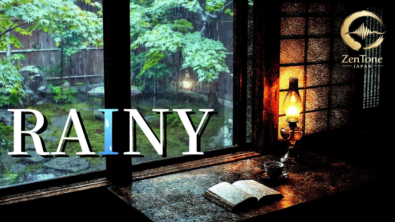 【集中3時間】雨の長屋。究極の没入アンビエント / 3h Deep Focus: Rain in Kyoto Zen House (ASMR)