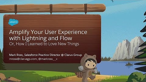 Amplify Your User Experience with Lightning and Flow