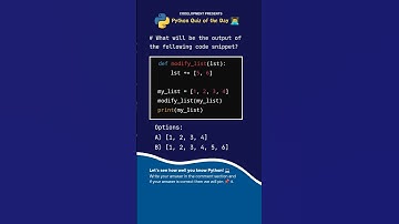 Python Quiz: Question No. 52 👨‍💻