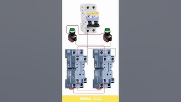 How Two Push Buttons Control Two Relays – Wiring Demonstration.