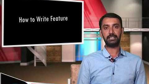 SDM E-Learning: How to write Feature (Dr.Hampesk KS)