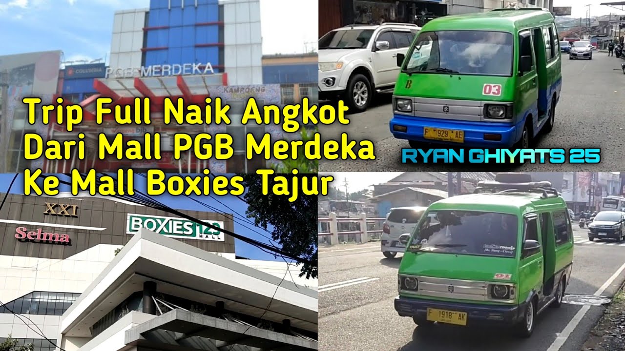 Perjalanan Dari Mall PGB Merdeka Ke Mall Boxies 123 Kota Bogor Dengan 2X Naik Angkot (Trip Full)