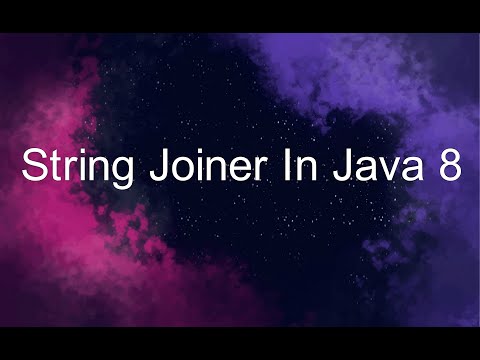StringJoiner In Java 8