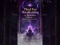 Awaken your intuition & inner vision tonight with 852Hz Third Eye frequencies. 👁️ Night 5