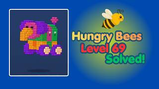 Hungry Bees Level 69 Solution – Bee Flow Pixel Puzzle