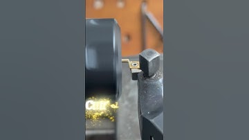 Making a gold rod front sight for 1911 #goldfrontsight #custom1911 #1911pistol #1911builder