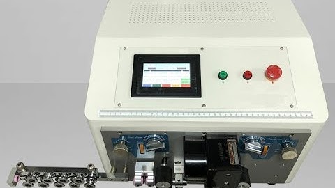 Multi conductor cable stripping machine(JCW-CS08)丨Mechanic Arm, Belt Conveyor