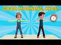 GOOD MORNING EXERCISE FOR KIDS - NO JUMPING WORKOUT