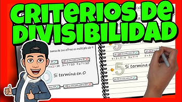 ➗ CRITERIOS de DIVISIBILIDAD ➗ para NIÑOS de PRIMARIA