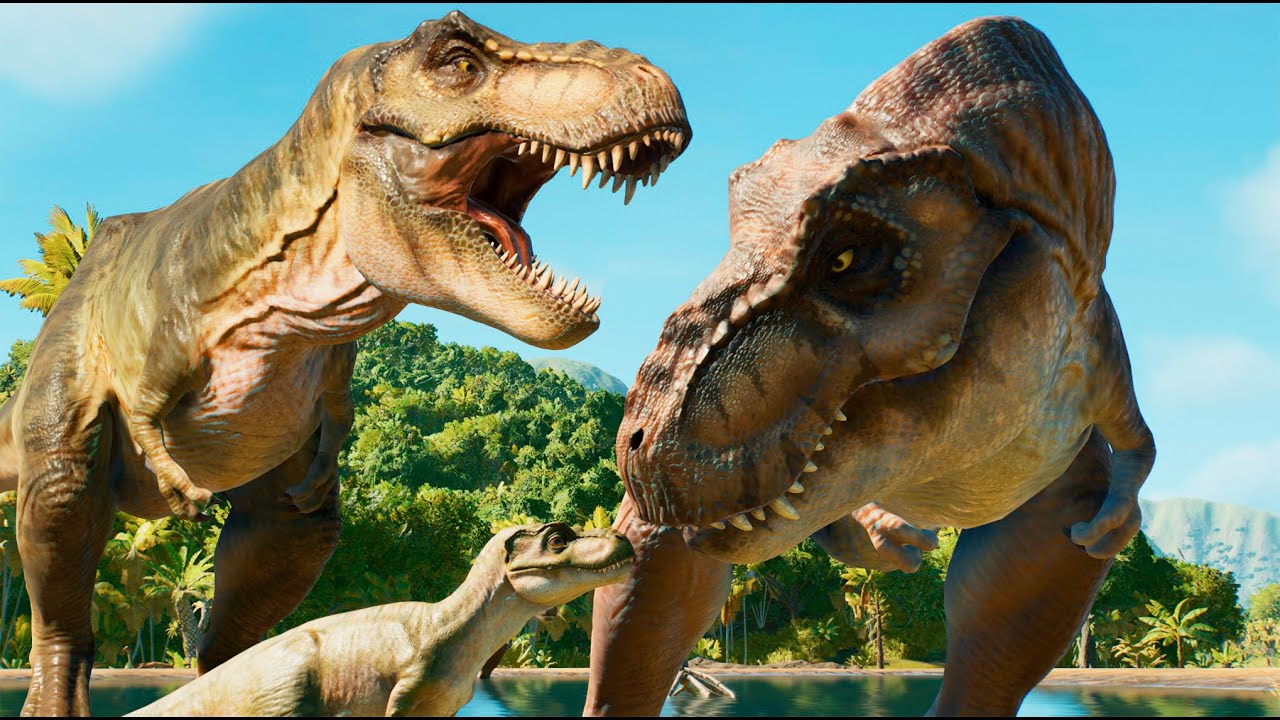 Isla Sorna T-rex Family｜Jurassic World Evolution 3