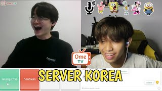 MENIRUKAN SUARA KARTUN DI SERVER KOREA AUTO KAGET!! | OME TV INTERNASIONAL