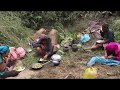 Cooking pumpkin recipe in traditional ll village technology