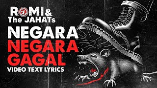 Download Lagu ROMI \u0026 The JAHATS - Negara Negara Gagal ( Official Text Lyrics ) MP3 Download Lagu ROMI \u0026 The JAHATS - Negara Negara Gagal ( Official Text Lyrics ) MP3