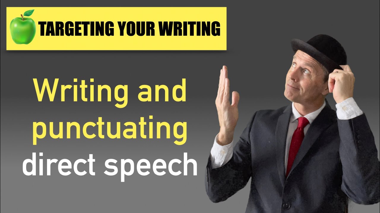 how to write direct speech