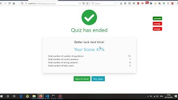 React Simple Project, Quiz Application (React - Sass)