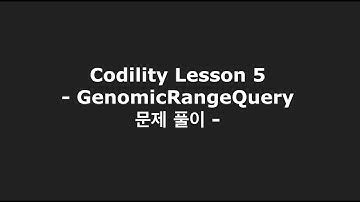 Codility Lesson 5 - GenomicRangeQuery 문제 풀이