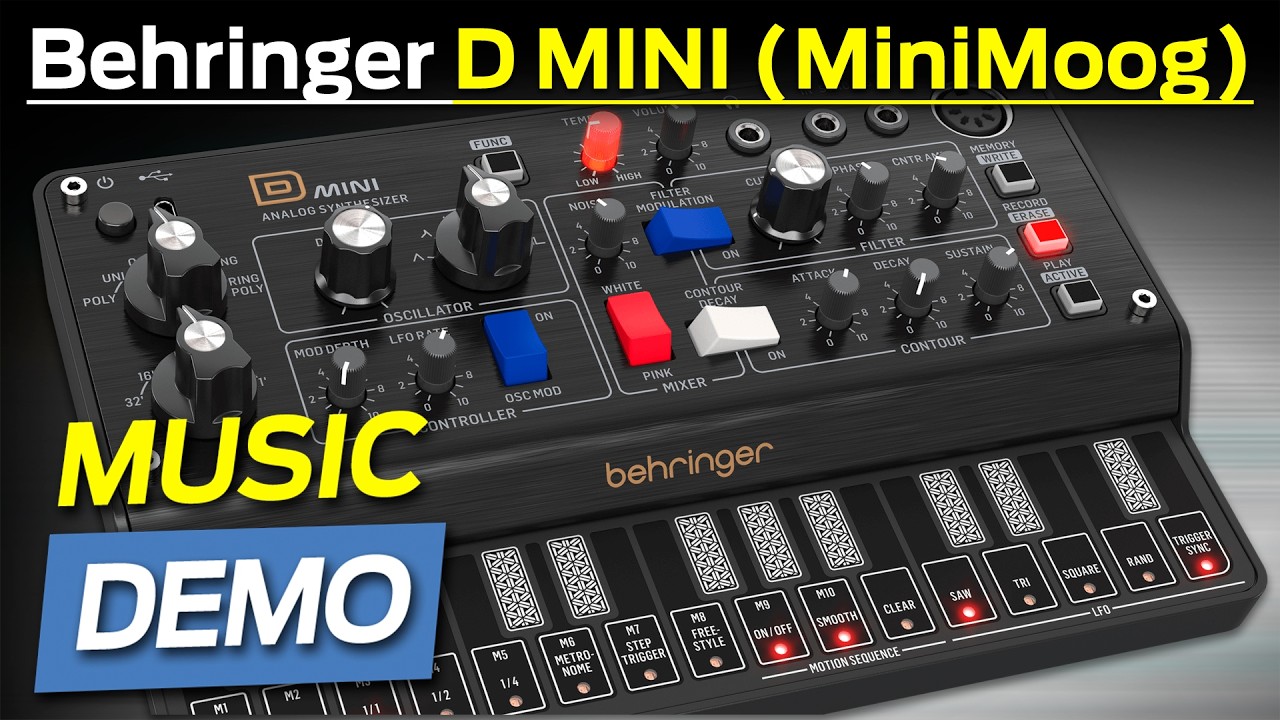 Behringer D MINI -NEW MiniMoog CLONE cheap!!