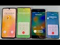 Incoming Call Samsung Galaxy A24 + Samsung Galaxy Note 10 + IPhone 8 Plus + Samsung Galaxy S10e