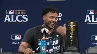 JAMES HILL SPORTS MLB TAMPA BAY RAYS WIN ALCS GAME 6 TB 7 CLE 3 F FREDDY PERALTA POST CT 10-19-26
