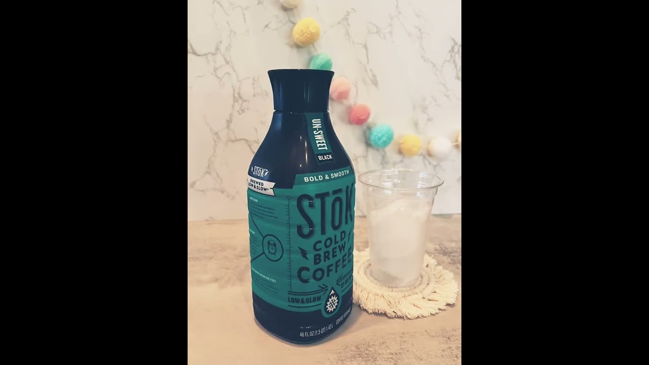 Stok cold brew with Trader Joe’s Brown Sugar oatmilk creamer YouTube