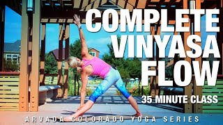 35 Min Complete Vinyasa Flow Yoga Class - Five Parks Yoga