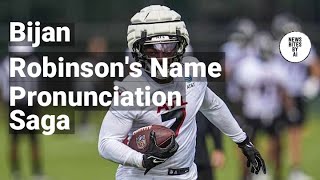 Bijan Robinson Clears Up Name Pronunciation Issue