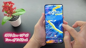 OPPO Reno 13F 5G Turn off TalkBack