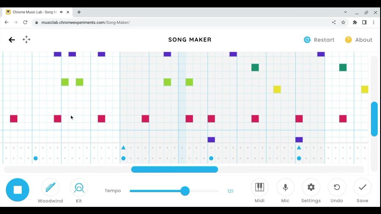 Spongebob intro by Spongebob chrome music lab YouTube