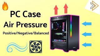PC Case Air Flow GUIDE - Positive, Negative & Balanced Air Pressure - Recommended ? [ in HINDI ]