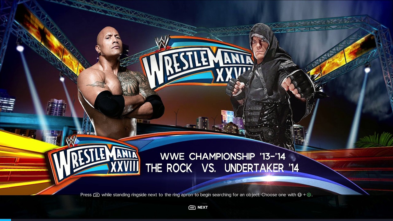 Rock vs. Undertaker - ULTIMATE SHOWDOWN! | WWE 2K24 - YouTube