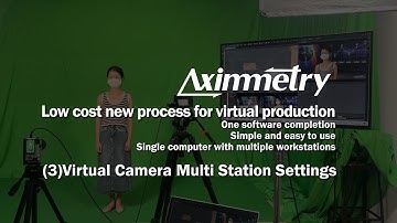 AximmetrySE entire process: 3- Virtual camera, single computer setting, multiple workstations