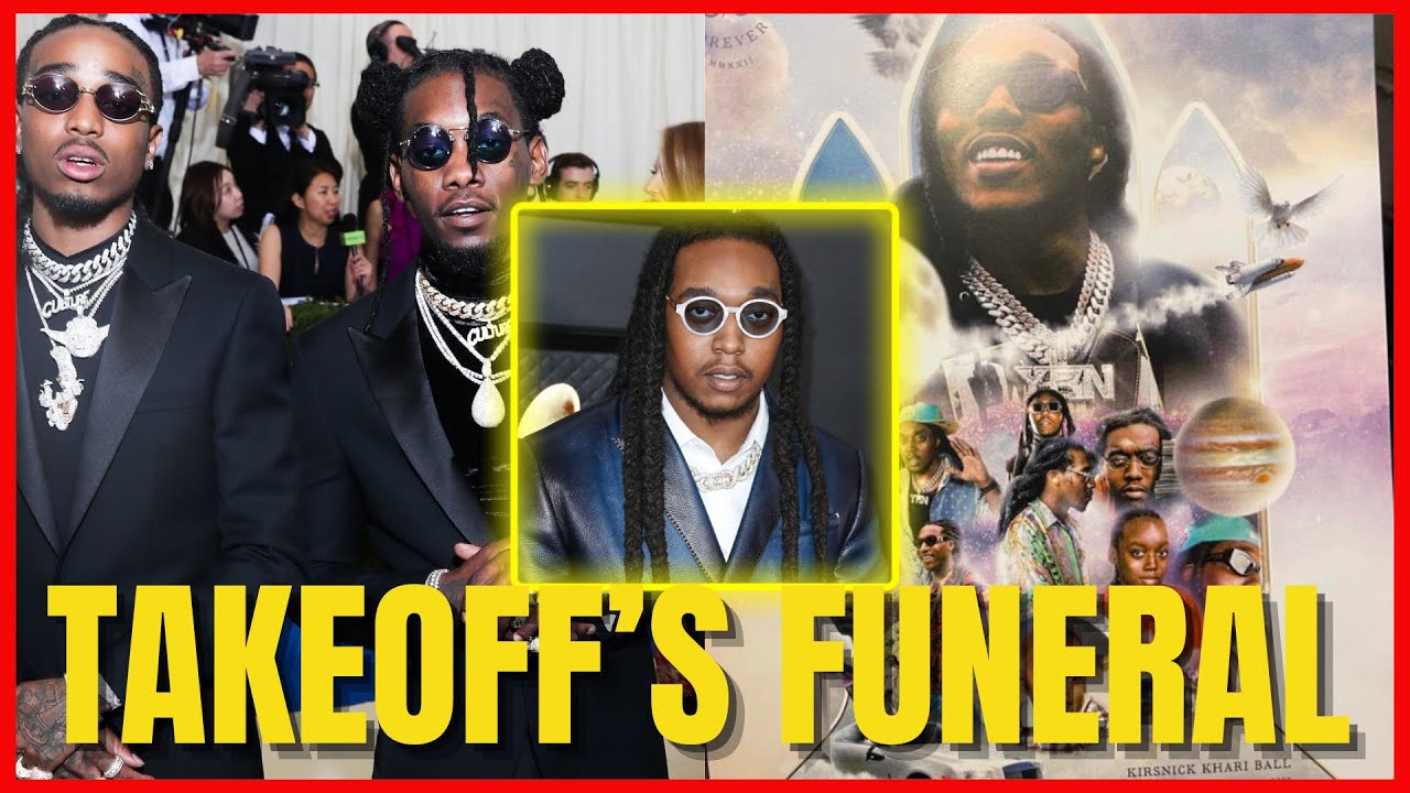 Offset Quavo and Drake Speaks at Takeoff's Funeral YouTube