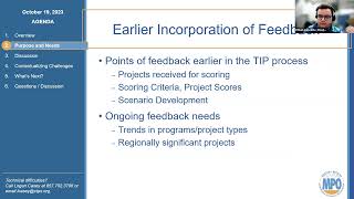 TIP Process, Engagement, and Readiness Committee: October 19, 2023