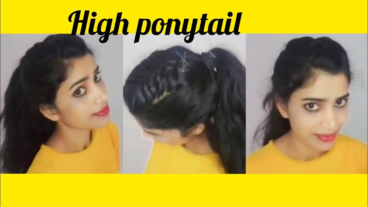 FISHTAIL BRAIDED HAIRSTYLES# high ponytail hairstyles # simply EASY hairstyle 