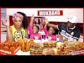 HUGE BURGER KING & POPEYES MUKBANG (FIRST EATING SHOW) | OMABELLETV