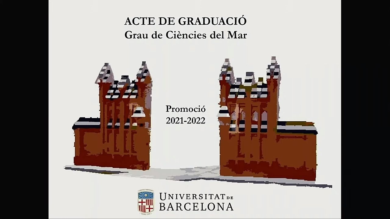Acte de Graduació Grau Ciències del Mar - Promoció 2021-2022