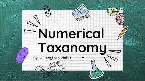 Designing a Phylogenetic Tree using Numerical Taxonomy RUSMic301 assignment