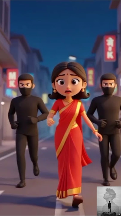 “Red Saree Girl 🚨 Call 100 & Saved Herself | Magical yet Real Tale of a Brave Girl”#shorts #ai